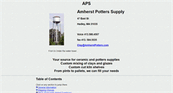 Desktop Screenshot of amherstpotters.com